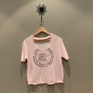 3/$15 pink graphic t shirt